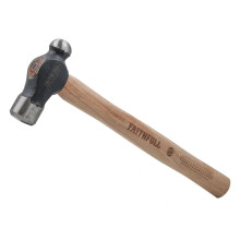 Faithfull Ball Pein Hammer, Fsc Hickory Handle