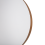 Beliani Wall Mirror PINEY 40 cm 40 cm Metal Copper 6