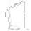 Beliani LED Desk Lamp PICTOR with Dimmer Dark Grey 3