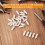 30 Pcs Spring Loaded Plantation Shutter  Pins, White Replacement Fasteners for Window and Cabinet 3