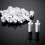 30 Pcs Spring Loaded Plantation Shutter  Pins, White Replacement Fasteners for Window and Cabinet 5