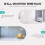 Wall Mounted Wine Rack Rust Resistant Metal Bottle Holder Space Saving Shelf for Kitchen Bar 4
