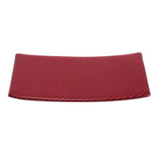 ABS Red Carbon Fiber Armrest Box Cover Trim Decor Sticker for   10Th Gen 2016 2017 2018 2019