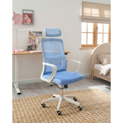 Beliani Office Chair MONARCH Blue 1