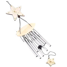 A Metal Wind Chimes Yard Garden Bell Wind Chime Window Bells Wall Hanging Decoration Home Decor Wooden Wind Bell
