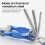 Folding Hex Key Box End Wrench Set Flat   Spanner Key Set Repair Car Hand Tools A 5