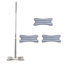 Flat Floor Mop with Replace Cloth Heads 360 Degree Squeeze Mop Hand-Free Wash Household Lazy Mop Home Cleaning Tool