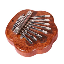 Kalimba Piano de Polegar Requintado com 8 Teclas, Presente para Iniciantes, Amantes de MúSica, Garra Pendente Fofa