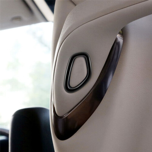 For  ALPHARD/VELLFIRE 40 Series 2023+ Car Front  Rear Hook Button Trim Frame Gloss Black 2