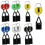 12Pcs Retractable Lighter Holder Lighter Keychain Multicolor Lighter Holder Keychain with Clip Classic Lighter Cover 1