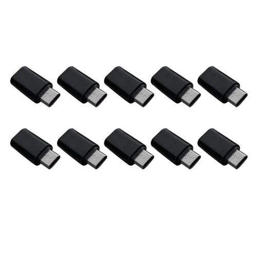Typ-C-Konverter-Adapter Android  auf Typ-C-OTG-Konverterkopf-Datentyp-C--Konverter, Schwarz