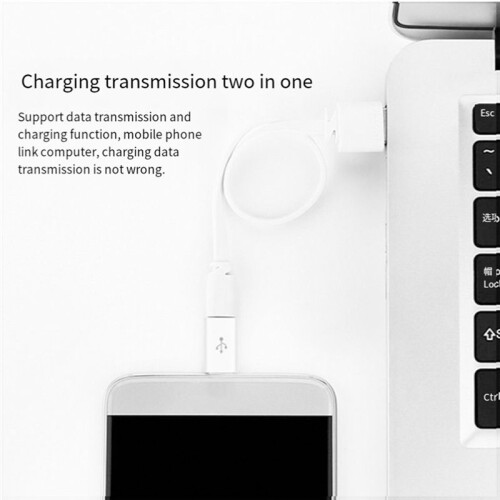 Typ-C-Konverter-Adapter Android  auf Typ-C-OTG-Konverterkopf-Datentyp-C--Konverter, Schwarz 2