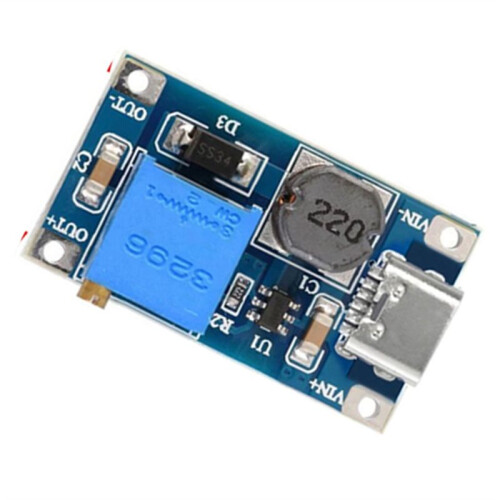 5 StüCk 2A - MT3608 Step--Boost-Modul mit TYPE-C-USB, Step--Boost-Konverter-Netzteil-Spannungsregler 2