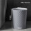 Plastic Small Trash Can Wastebasket, Garbage Container Basket for Bathrooms, Kitchens, Offices, Dorms, (Grey) 8