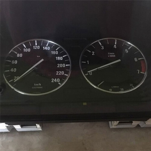 Car Speedometer Cover Bezel Trim Dashboard Gauge Ring Set for  E32 / E34 Models 2