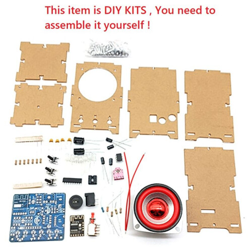 Speaker DIY Kits  5V LM386 4ohm 5W Speaker Amplifier Production Kit Teaching Practice with Level Indicator 1