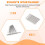 6 Pcs Round Cup Burr - 3/32Inch Shank Jewelry Making Burs Wire Rounder Bits 5