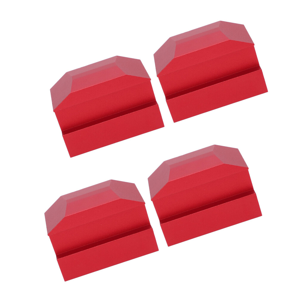 4Pcs Aluminum Jack Lift Pad For 6Th Gen Camaro 2016-2018 Red 8471384949780