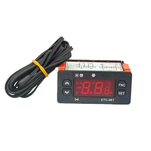 ETC-961 Thermostat Temperature Controller Humidity Control Thermometer Hygrometer Refrigeration Alarm 220V NTC Sensor 1