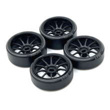 4 Piezas de PláStico Duro para NeumáTicos de Derrape, Llanta de Rueda de Metal para 284131 K969 K989 P929 -Z 1/28 RC Car Upgrades Parts,3