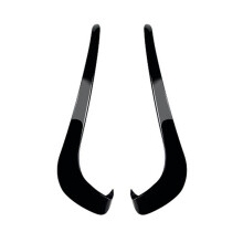 Car Bright Black Front Fog Lamp Eyebrow Wind Knife Fog Light Eyebrow Eyelid Trim Cover for B7 2011-2015