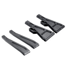 4 Piezas de Brazo de SuspensióN Superior e Inferior EA1001 EA1002 para JLB Racing CHEETAH 11101 21101 J3 Speed 1/10 RC Car Repuestos
