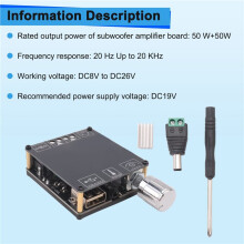 XY-C50L 5.0 AUX Digitale Versterker Boord 2X 50W Speaker Stereo Audio AMP Module Thuis Muziek