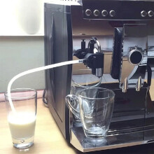 Tubo de Leche Tubo de Manguera de Leche para MáQuina de Café Totalmente AutomáTica Tubo de Leche con Cepillo de Limpieza de Repuesto
