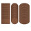 90 Pcs Leatherette Blank Hat Patches Iron  Leatherette Patch Rustic Faux Leather Patches for Jacket Backpack 1