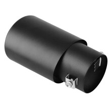 Ponta de Escapamento de Carro de AçO InoxidáVel, 2,1 Pol um 1,5 Pol Tubo de Escapamento de Carro Universal ModificaçãO Tubo de Escape de Garganta