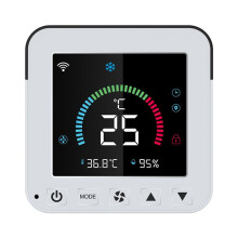 Tuya Life New WiFi Thermostat DC5V Klimaanlage IR Fernbedienung Timer Temperatur Feuchtigkeitssensor