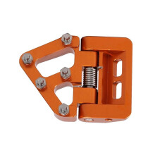 Motorcycle Folding Rear Brake Pedal Step Tip Plate for  125 200 250 300 500 EXC XC XCF XCW SX SXF EXCF TPi 6D(Black)
