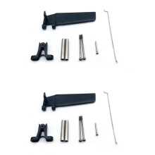 2 Piezas FT009-7 Kit de TimóN de DireccióN para Feilun FT009 Piezas de Repuesto de RC