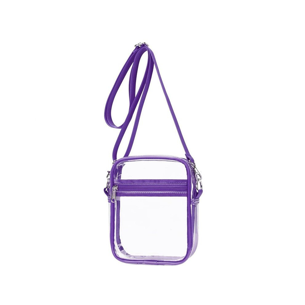 Tauoh Clear Bag Stadium Approved, Clear Purse With Adjustable Shoulder Strap For Sports Outdoor,