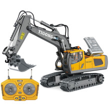 1:24 Ferngesteuerter Bagger 11 KanäLe 2.4G Fernbedienung Aluminiumlegierung Technikfahrzeug Spielzeug für Kinder