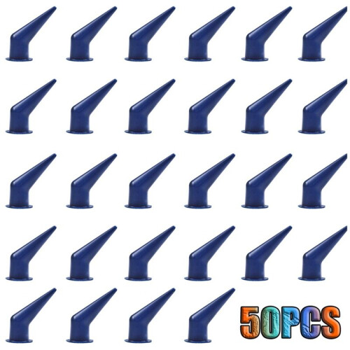 50 Pieces 45 Angle Nozzle for Bulk Caulk Tool, Cones Nozzles Caulking Nozzle Caulk Nozzle Applicator Replacement 1