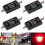GS-100A Brake Light Flasher Module,  12-24V 2A 24W High Brake Controller Tail Lamp Safety Prompt Controller 4Pcs 8