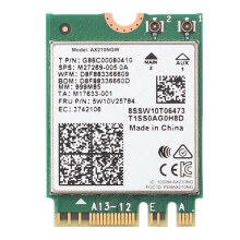 AX210 AX210NGW Netzwerkkarte M.2 NGFF 2.4Ghz/5G WI-FI 6E 2400Mbps WiFi Karte 802.11Ax 5.2 WiFi Adapter
