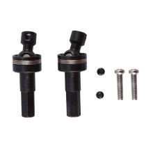 2 Piezas de Eje Delantero de Metal Universal CVD Drive Shaft 5Mm Hex para WPL C14 C24 B14 B24 B36 MN D90 MN99S RC Car Upgrade Parts