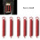 6 i Pack Noiseless Tremolo Springs, Elgitarr Bridge Spring, Passar FR, TS, NR, DP Style Gitarrer, RöD 5