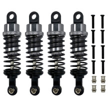 4 StüCk Metall-StoßDäMpfer-DäMpfer für A959 A959-B A949 A969 A979 K929 1/18 RC Car Upgrades Parts,Grau