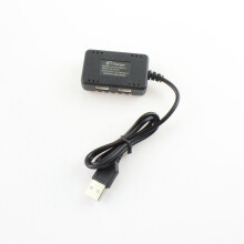 Carregador USB RáPido 2 em 1 7.4V 1000Mah X 2 XH-3P para  144001 124019 12428 284131 K989 K969 XK K130 RC AviãO AutomóVel