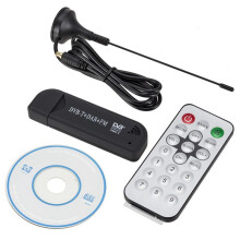 RéCepteur Tuner TV NuméRique USB2.0 DVB-T SDR + DAB + FM Haute Qualité SDR TV Stick RTL2832U + FC0012