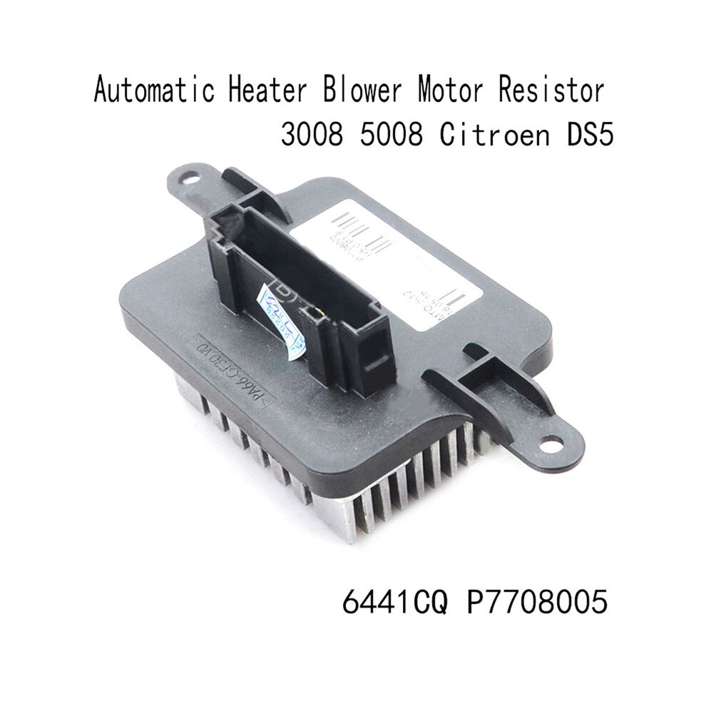 6441Cq P7708005 Automatic Heater Blower Motor Resistor For 3008 5008 Ds5 Black 6031329032858