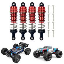 4 Amortiguadores de Aceite Delanteros y Traseros de Metal para MJX H16 16207 16208 16209 16210 1/16 RC Car Upgrades Parts,1