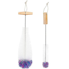 Bottle Brush for Glass Bottles, Bottle Cleaner, Pack of 2 Cleaning Brushes, Cleaning Bottle Cleaner White