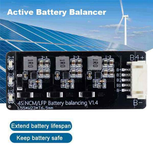 BMS 4S Active Balancer Board 1.2A Lifepo4 Li-Ion Lithium Battery  Transfer Equalizer Module Inductive Version 2