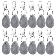 12 PièCes Poids de Nappe Nappe Pendentif Forme de Larme Couverture de Table Poids Pierre Table Poids Cintres