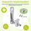 200mm Aluminum Polyurethane Industrial Encoder Wheel Measuring Wheel with Type 20mm Aluminum Encoder Mounting Bracket 6
