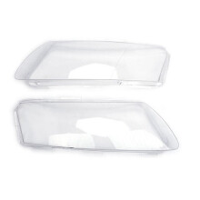 2PCS Set Car Front Headlight light lamp Lens Cover Clear Fits for - A6 -C6 2006-2011 4F0941003 4F0941004